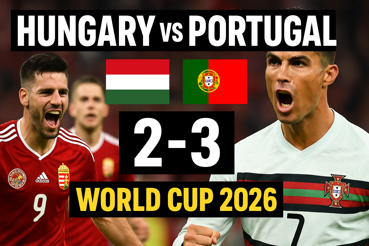 Hungary vs Portugal – World Cup 2026 Qualifier
